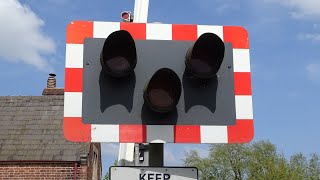 Freight amp EMR trains at Moortown level crossing Lincolnshire May 2024 🇬🇧🚄 [upl. by Boccaj]