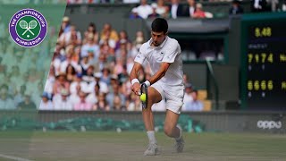 Novak Djokovic vs Roger Federer Wimbledon 2019 final highlights [upl. by Acsicnarf]