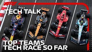 The Top Teams Tech Race So Far  F1TV Tech Talk  Cryptocom [upl. by Rebeka415]