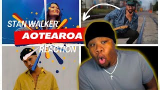 FIRST TIME HEARING Stan Walker  Aotearoa ft Ria Hall Troy Kingi Maisey Rika  REACTION [upl. by Llerahc]