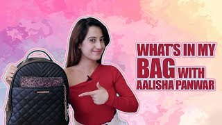 Whats in my bag Ft Aalisha Panwar Ishq Mein Marjawan Exclusive [upl. by Ferde]