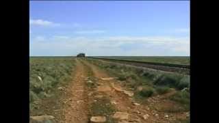 The singing rails of a passing goods train on the Nullarbor Plain [upl. by Herman560]