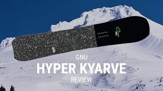 GNU Hyper Kyarve 2019 Snowboard Rider Review  Tactics [upl. by Enier]