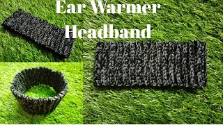 how to make ear warmer  headband for beginners  crochet headbandear warmer  crochet tutorials [upl. by Nageet]