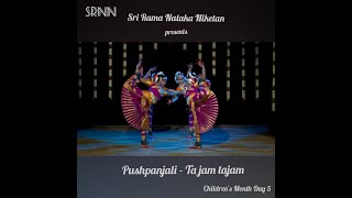 Pushpanjali  Childrens Month Special  Sri Rama Nataka Niketan Bharatanatyam Dance [upl. by Ennayoj]