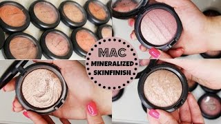 MAC Mineralized Skinfinish Collection 2015 [upl. by Uranie32]