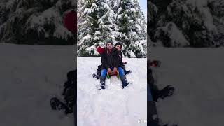 Patnitop snowfall [upl. by Lashonde]