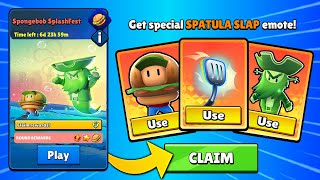 FREE SPECIAL GIFT  NEW SPONGEBOB EVENT  STUMBLE GUYS [upl. by Nylzzaj]