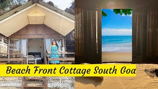 Best resort in South Goa Beach facing cottage Agonda Beach4k [upl. by Minna274]