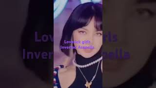 Lovesick girls Inverted Acapella blackpink kpop jisoo jennie rosé lisa [upl. by Petua729]