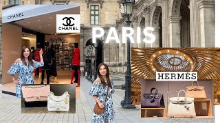 Paris Shopping Vlog I Paris Hermes Sevres I Chanel New Collection I Louis Vuitton New Bags [upl. by Nnyl]