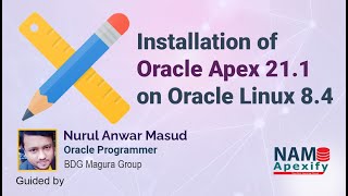 how to install oracle apex 21 in oracle database 19c on oracle linux 8 oracle linux 84 [upl. by Yona]