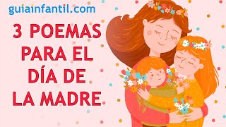 Poemas cortos para MAMÁ ❤️ Lindas poesías para niños en el Día de la Madre ❤️ Regala un vídeo poema [upl. by Yrem]