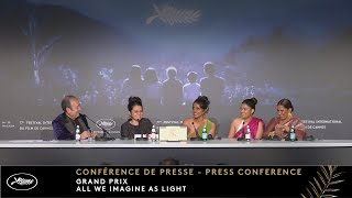 GRAND PRIX – Press Conference – PALMARES – English – Cannes 2024 [upl. by Oleta]