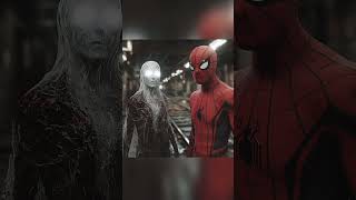 SpiderMan Helps a Ghost avengers spiderman ai aiart shorts [upl. by Ahsennek240]