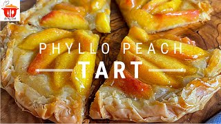 Phyllo Peach Tart [upl. by Ontina]