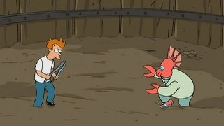 Fry fights Zoidberg [upl. by Prisilla72]