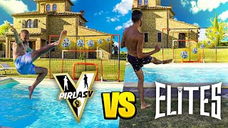 ⚽ ELITES vs PIRLASV  FOOTBALL CHALLENGE in PISCINA [upl. by Einial729]