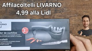 Affilacoltelli Livarno Lidl come usare [upl. by Rellek]