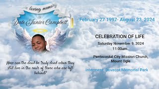 Funeral Service for Dale Junior Campbell 9112024 [upl. by Aisatsana]