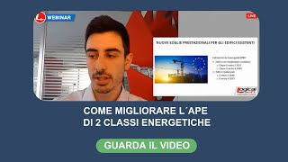 Come migliorare l´APE di 2 classi energetiche [upl. by Notgnihsaw]