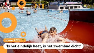 Minder buitenzwembaden open deze zomer [upl. by Ynetruoc]