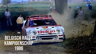 Belgisch rally kampioenschap 1986 [upl. by Sineray973]