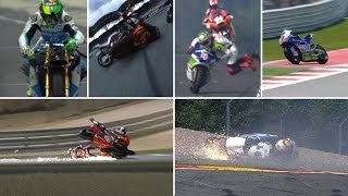 Track action 2013  Biggest Moto2™ crashes [upl. by Einimod]