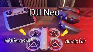 Which Remotes Actually Work with the DJI Neo and How to Pair the RC2 or Goggles 3 [upl. by Ciro]