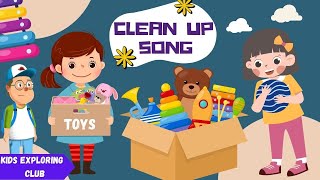 Clean Up Song  Kids Song  Nursery Rhymes [upl. by Akiner788]