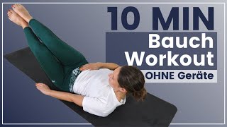 10 MIN Bauch Workout für einen definierten Bauch [upl. by Aowda]