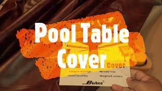 Pool Table Cover Review [upl. by Gowrie]