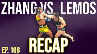 Zhang Weili vs Amanda Lemos FIGHT RECAP [upl. by Enitsirhk747]