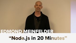 Nodejs in 20 Minutes [upl. by Aelram]