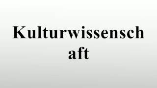 Kulturwissenschaft [upl. by Stacey966]