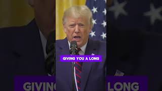 President Trump HUMILIATES Arrogant Reporter for Asking This Dumb Question 🔥😎 shorts [upl. by Ayerdna]