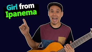 Girl from Ipanema  Guitar tutorial [upl. by Alphonso]