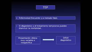 UT7  El paciente con tromboembolismo de pulmón [upl. by Concepcion750]