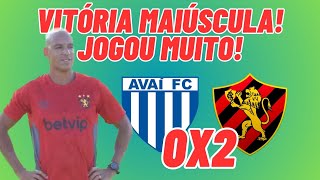 SPORT JOGA BEM VENCE O AVAÃ NA ESTREIA DO TREINADOR PEPA E CHAGA A QUINTA COLOCAÃ‡ÃƒO NA SÃ‰RIE B [upl. by Benis277]