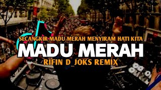 DJ SECANGKIR MADU MERAH VOCKIKY  FULL BASS  RIFIN DJOKS REMIX BASSGANGGA 2024 [upl. by Aneerb718]