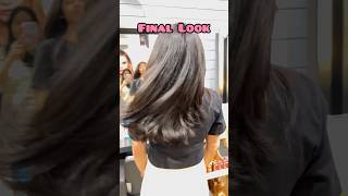 Layer Haircut on curly hair😍Hair Transformation shorts fashion ytshorts minivlog [upl. by Easter902]