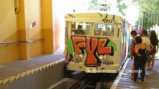 Tibidabo Funicular Barcelona Catalonia Spain [upl. by Zurek827]