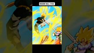 Future Trunks meets Goku for the first time dragonballzkai anime shorts [upl. by Tonia678]