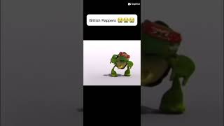 British rappers rapping be like Britishrap funny rap turtle [upl. by Odab845]