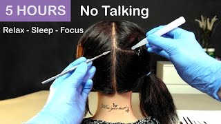 ASMR 5 HOURS  Gentle Scalp Triggers  Sleep Study Focus  NO TALKING Just Sounds [upl. by Frymire]