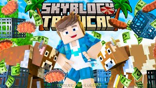 💸O SPAWNER MAIS BARATO DA MUITOS LUCROS   🏖️ SKY BLOCK TROPICAL ‹MrLuizBR› [upl. by Donetta]