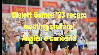 Bislett Games Diamond League 23 meeting stellare Lanalisi [upl. by Avot]