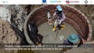 Biogas Training Video for Small and Medium Enterprises  Chinese Type Biogas Unit [upl. by Tearle957]