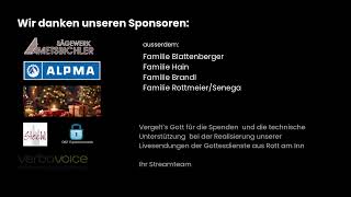 Heilige Messe LIVE 10112024 1015 Uhr Rott am Inn [upl. by Sirronal108]