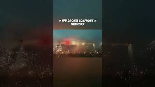 FPV Drones vs Fireworks 💥🚁 [upl. by Anialam]